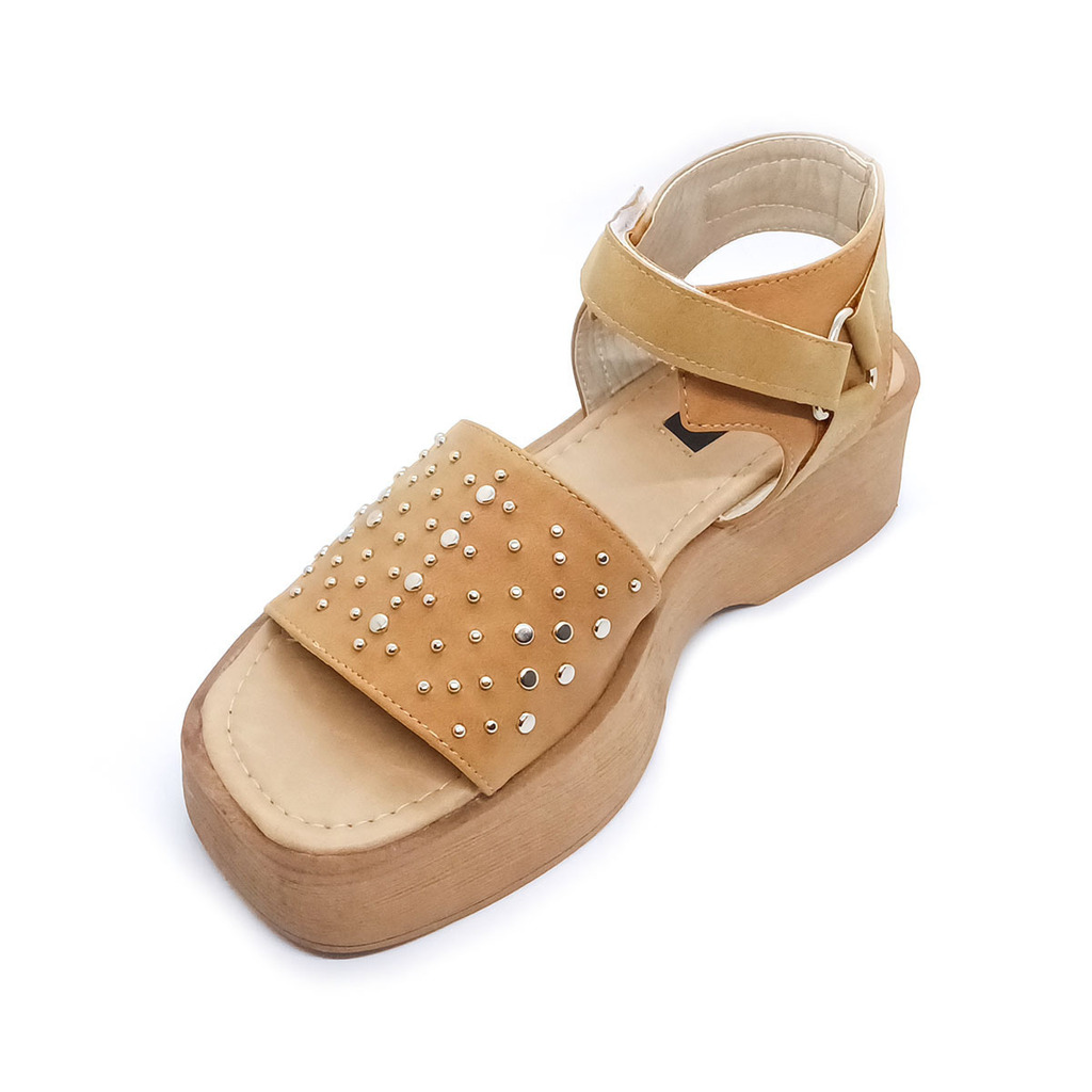 Sandalias Plataforma Tachas Urbanas Mujer Art Bluma 52
