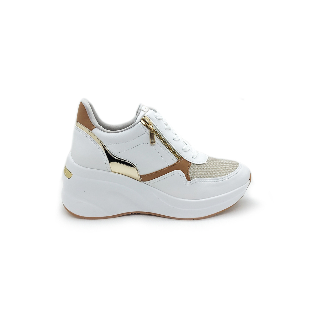 Zapatillas Urbanas Taco Chino 7cm Mujer Art 23-5904