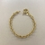 Pulseira De Corrente Elo Português Fecho Boia Banhada No Ouro - PL1096 - comprar online