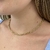 Choker Elos Iguais Entrelaçados Banhado No Ouro/Ródio - CK802 na internet