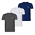 Camiseta Basica Gola Careca 100% Algodão slim Kit 3 unidades - comprar online