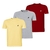 Camiseta Basica Gola Careca 100% Algodão slim Kit 3 unidades - Vira Lata Wear