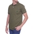 Camisa polo masculina cinza escuro slim manga curta sem bolso - Vira Lata Wear