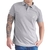 Camisa polo masculina preta slim manga curta sem bolso - Vira Lata Wear