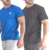 Camiseta básica masculina slim gola careca 100% algodão 30.1 Vira Lata Kit 10 unidades na internet