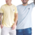 Camiseta básica masculina slim gola careca 100% algodão 30.1 Vira Lata Kit 10 unidades - loja online