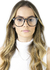 Óculos troca lentes feminino masculino redondo 3 em 1 lente - loja online