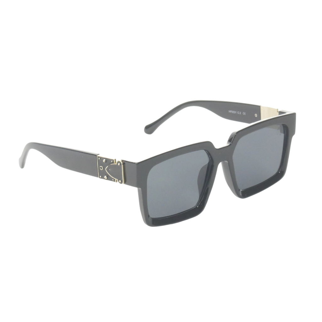 Óculos Escuro de Sol Grande Listrado Modelo Luxo, Óculos Masculino Nunca  Usado 89169729