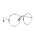 Óculos armação unissex Harry Potter retro redondo grande