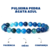 Pulseira Pedra Ágata Azul - Paciência e Confiança - comprar online