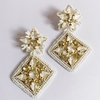 Aretes Carmina Blanco