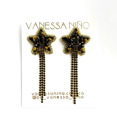 Aretes Aurora Negro