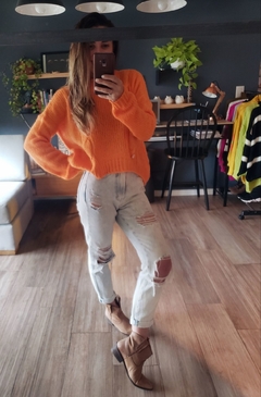 sweater GLOW naranja - Comprar en Pura Vida Sweaters