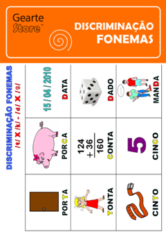 Discriminação fonemas - comprar online