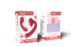 Doble Estimulador Rose Thrustion Recargable - Juicy Pink