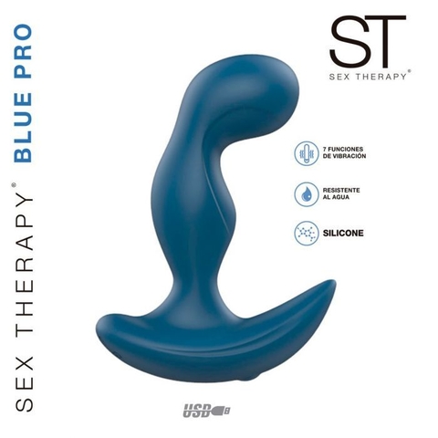 Masajeador Prostático BLUE PRO USB