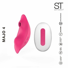 Estimulador de Clitoris + Succionador Majo 4 Recargable con Control Remoto