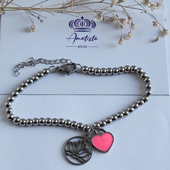 PULSERA BOLITAS CON DIJES - comprar online