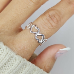 ANILLO CORAZONES MEDALINE