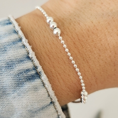 PULSERA BOLITAS AUREA