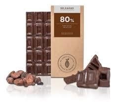 Dr Cacao Barra Chocolate 80% Sin Azucar 70gr