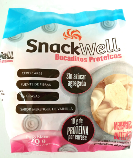 Snackwell Bocaditos de Vainilla Proteicos Sin Azúcar 70gr