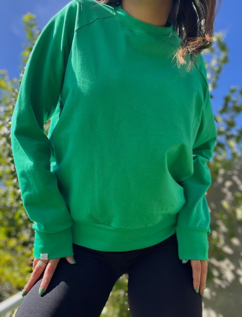 5729. Buzo liviano clasico VERDE BENETTON