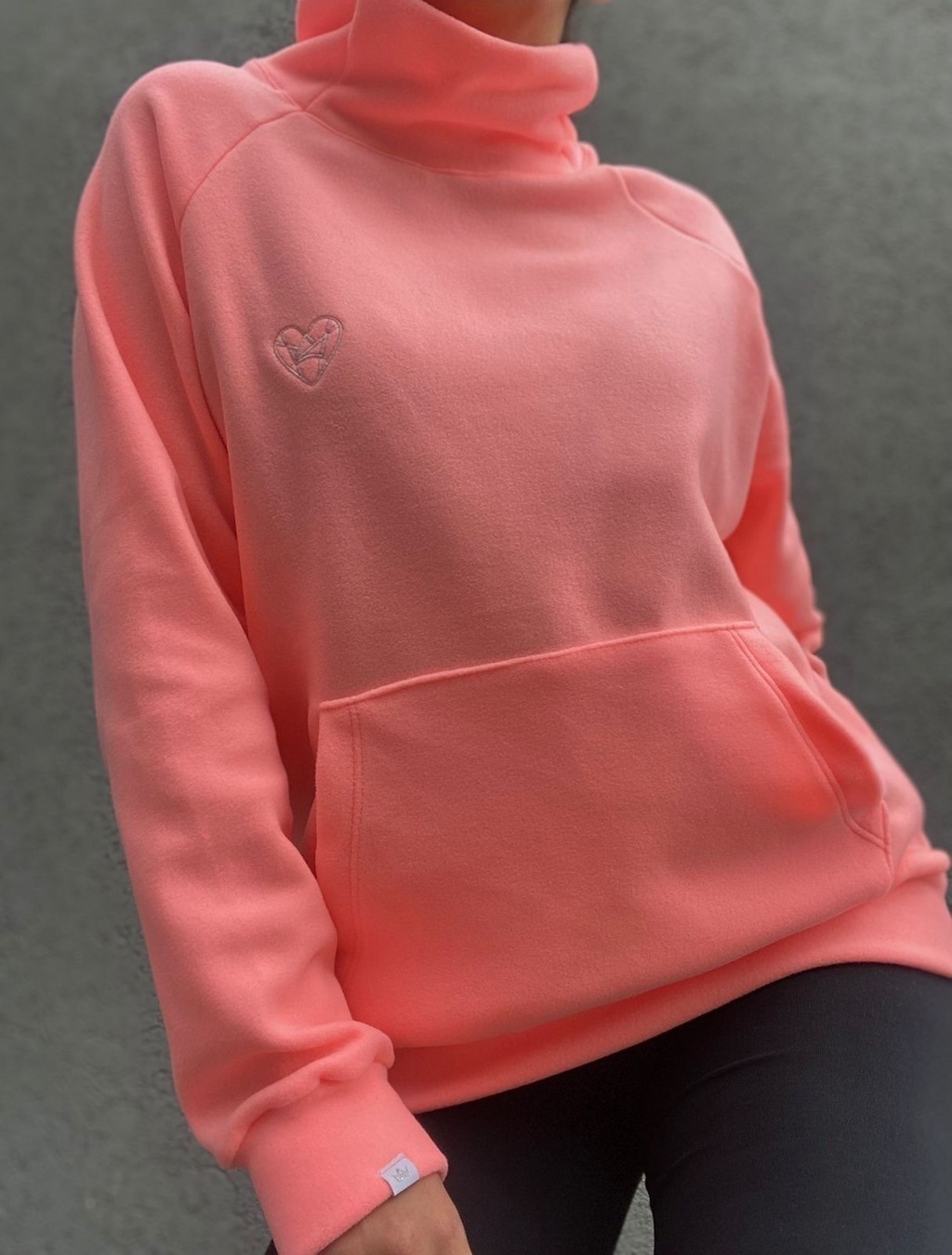 5229. Buzo polar SALMON PAPAYA CLARA LENCERIA