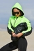 5400. Campera pilotin NEGRA con AMARILLO FLUO - comprar online