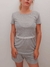 Pijama cala corto maternal GRIS - comprar online