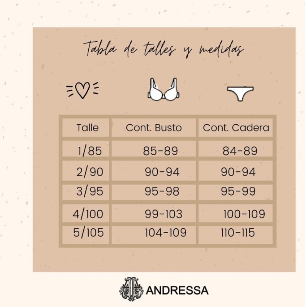 Medidas de corpiños de encaje on sale