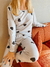 500. Pijama modal CORAZONES GRIS - comprar online