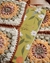 book sleeve sunflower mesclado - Chouchou Crochet