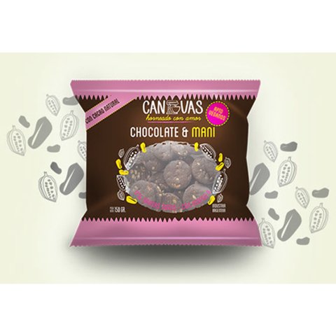 Galletitas de chocolate y maní x 150gr CANVAS