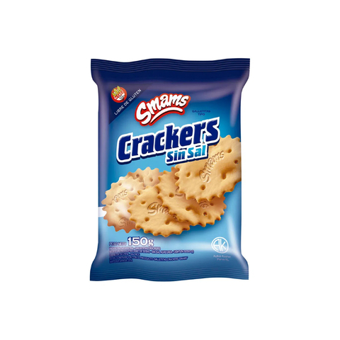 Crackers sin sal sin TACC x 150gr SMAMS