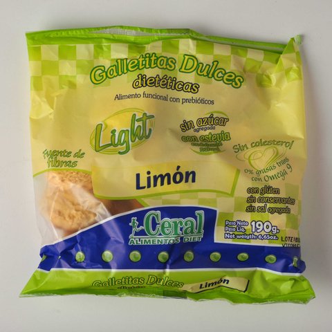 Galletitas Dulces dietéticas de limón CERAL