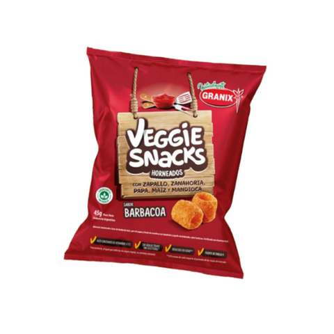 Veggie Snacks Sabor Barbacoa x 45gr GRANIX