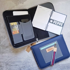 PORTA AGENDA CUERO - CON CIERRE PEPPE - comprar online