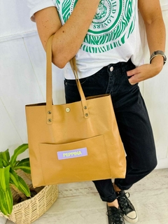 The Tote Bag cuero 100% - Peppina