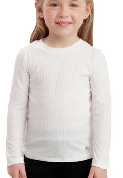 Blusa ML Infantil Off white Petit Cherie - comprar online