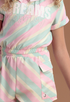Conjunto Shorts Infantil Tie Dye Petit Cherie - comprar online
