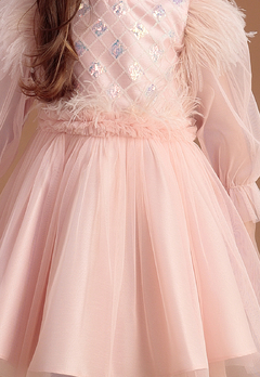 Vestido Infantil Rosa Regata Babados Petit Cherie - Vim Vi Venci Moda Infantil e Teen
