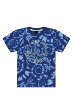 Camiseta Tie Dye Azul Catavento - comprar online