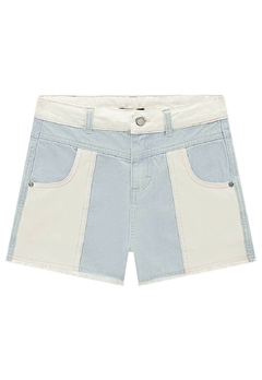 Shorts Cintura Alta em Jeans Arkansas e Sarja Pita Vic&Vicky - comprar online