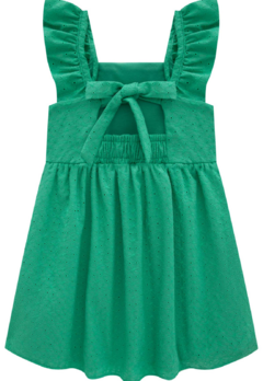 Vestido Festa Babados Verde Infanti - comprar online