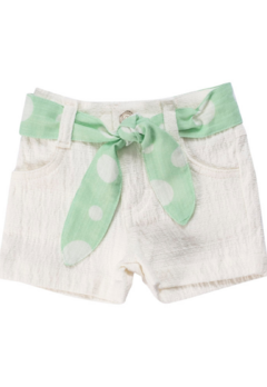 Conjunto Bebê Shorts Verde Anjos Baby na internet