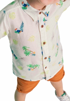 Conjunto Camisa Coqueiros Bermuda Infantil Vigat - comprar online