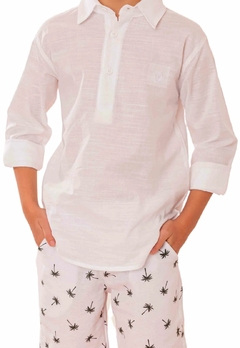 Conjunto Camisa Bermuda Coqueiros Infantil Vigat - comprar online