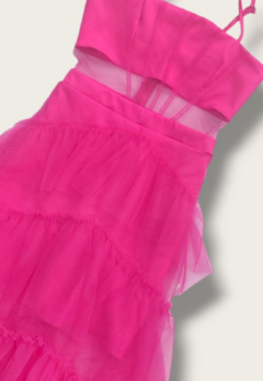 Vestido Juvenil Tule Pink Bobby Lulu na internet