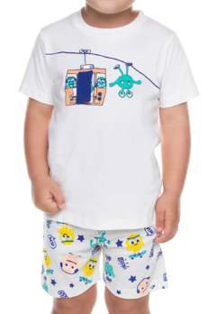 Pijama Infantil Estampado Have Fun - comprar online